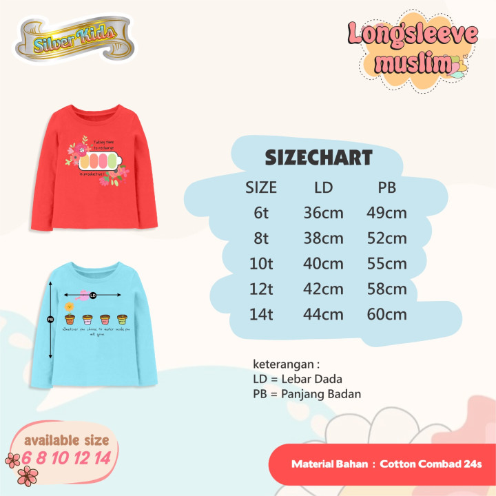 PO LONG SLEEVE MUSLIM BY SILVER KIDS
