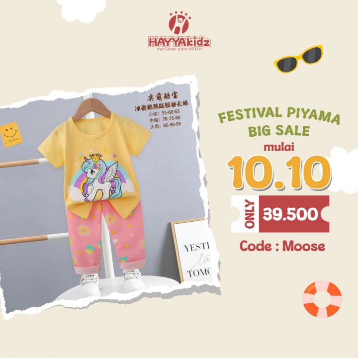SERI 1 MOOSE  PENDEK PANJANG SET PIYAMA