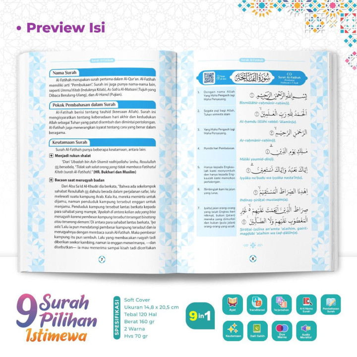 PO BUKU 9 SURAH PILIHAN ISTIMEWA BY PQS
