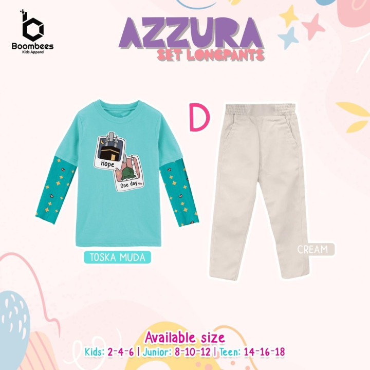 PO AZZURA SET LONGPANTS BY BOOMBEES