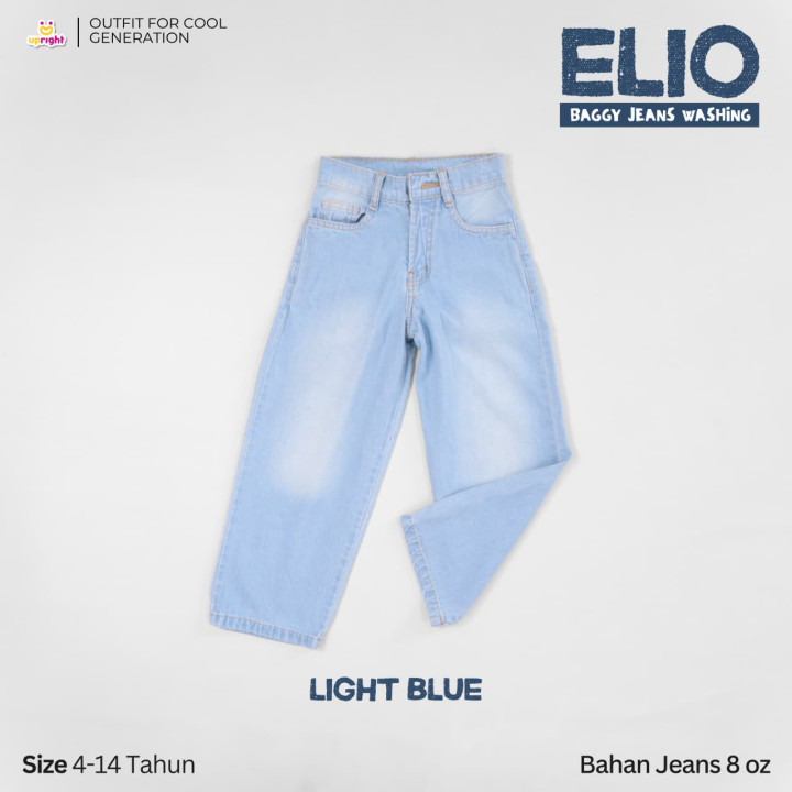 PO ELIO BAGGY JEANS WASHING BY UPRIGHT