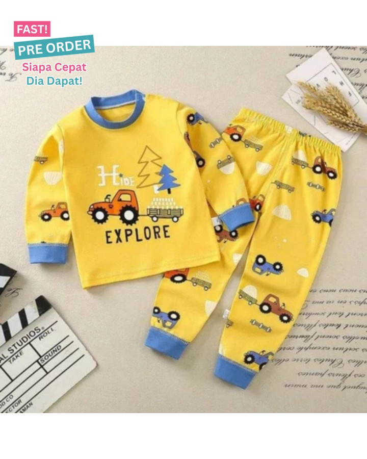 FAST PO HAPPY NAP TODDLER PAJAMAS (Series 2 )