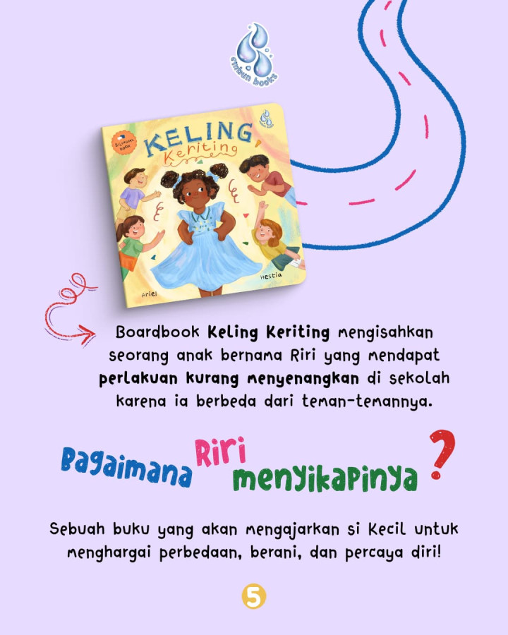 PO BUKU KELING KERITING BATCH 1 BY EMBUN BOOKS