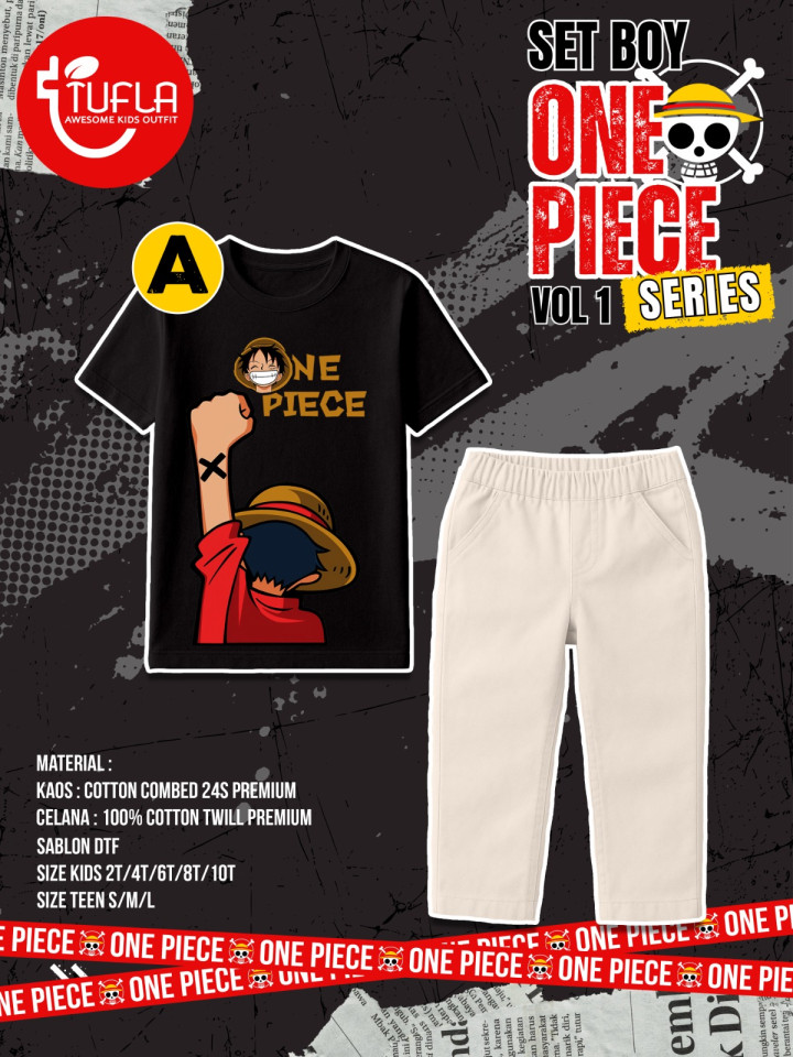 PO SET BOY ONE PIECE SERIES VOL 1 BY TUFLA KIDS