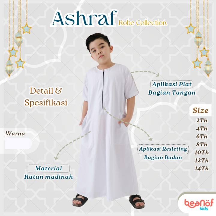 JUBAH GAMIS ASHRAF BY BEANOFKIDS