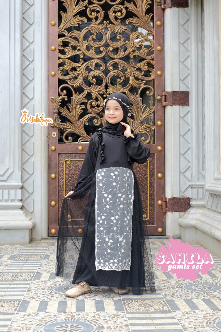 PO GAMIS SET SAHILA BY (BABY & KIDS) ORISABILAQU