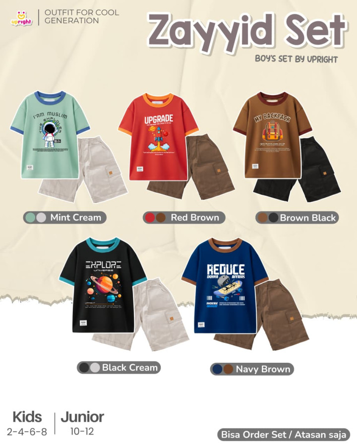 PO ZAYYID SET BOY BY UPRIGHT KIDS
