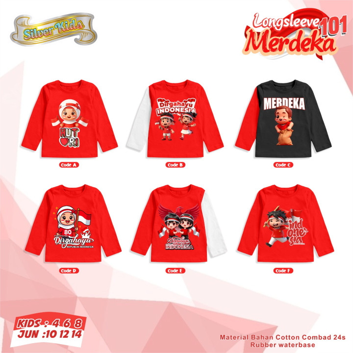 PO LONGSLEEVE MERDEKA 101 BY SILVERKIDS