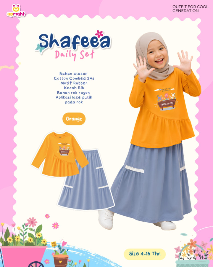 PO SHAFEEA DAILY SET BY UPRIGHT 