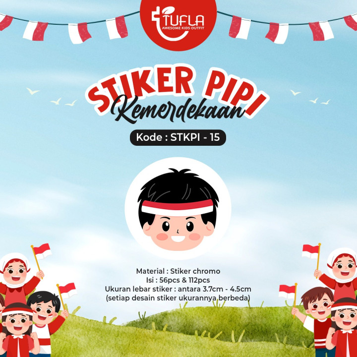 FAST PO STIKER PIPI KEMERDEKAAN