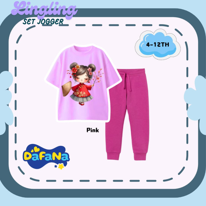 PO LINGLING SET JOGGER BY DAFANA