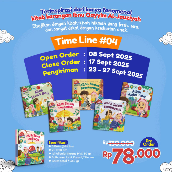 PO BUKU SERI MAHABATULLAH MENCINTAI ALLAH BY ZIYAD BOOKS