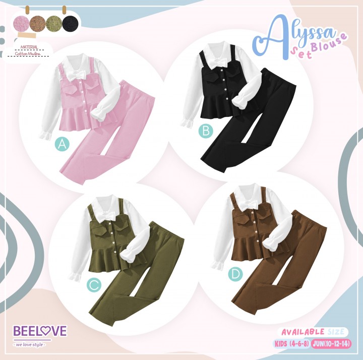 PO ALYSSA SET BLOUSE BY BEELOVE