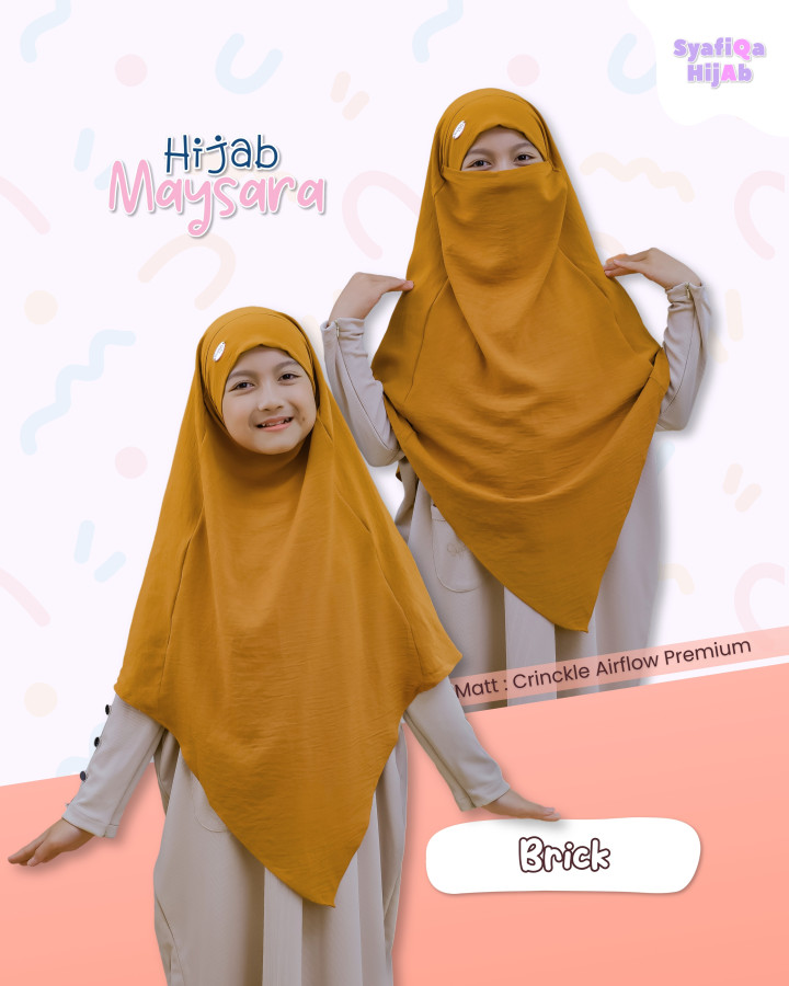 PO HIJAB FK MAYSARA V SHAPE BATCH 2 BY SYAFIQA