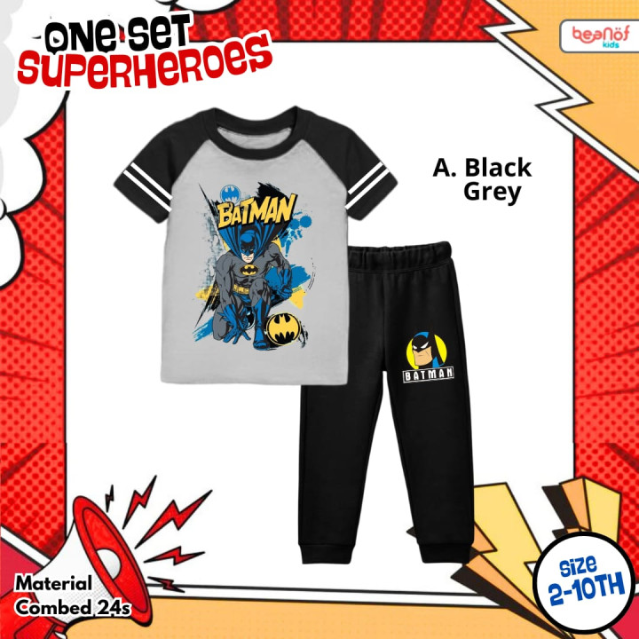 PO ONESET SUPERHERO BY BEANOFKIDS