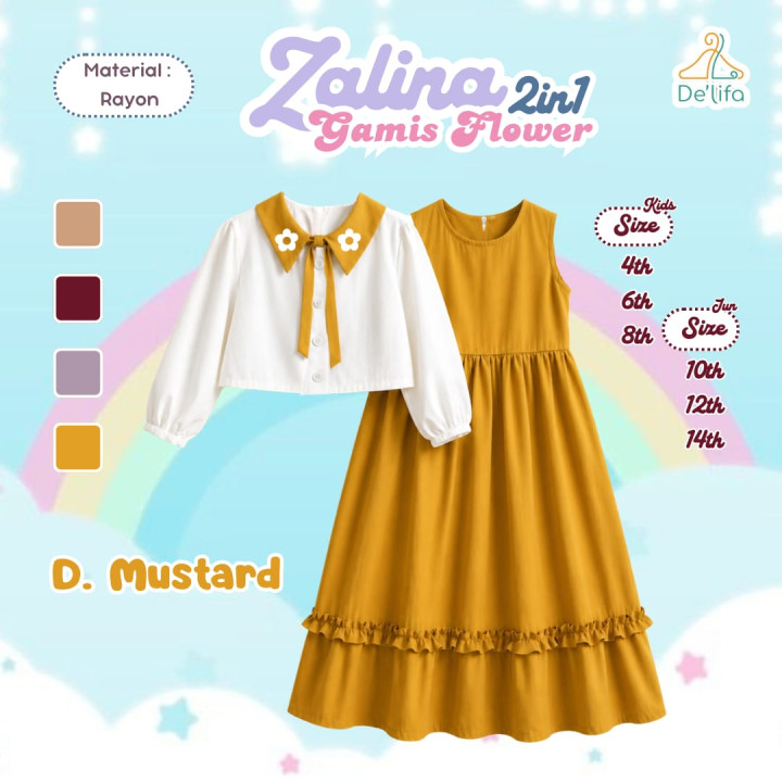 PO ZALINA 2IN1 GAMIS BY DELIFA