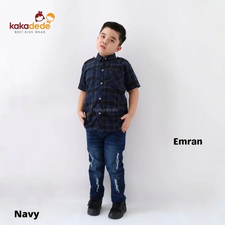 EMRAN KEMEJA FLANEL BY KAKADEDE