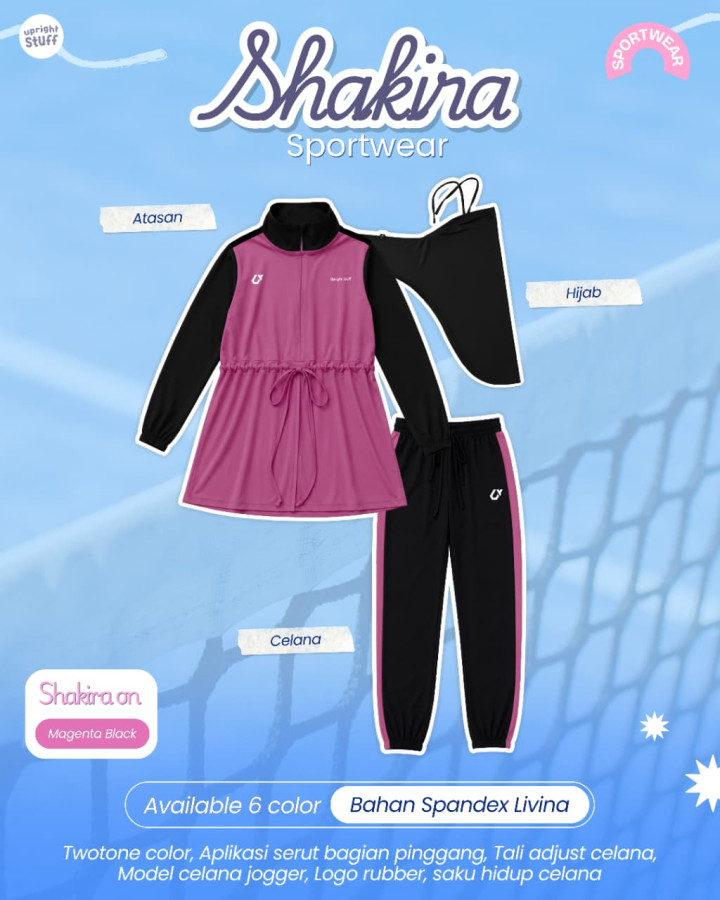 PO SHAKIRA SPORTWEAR BY UPRIGHT