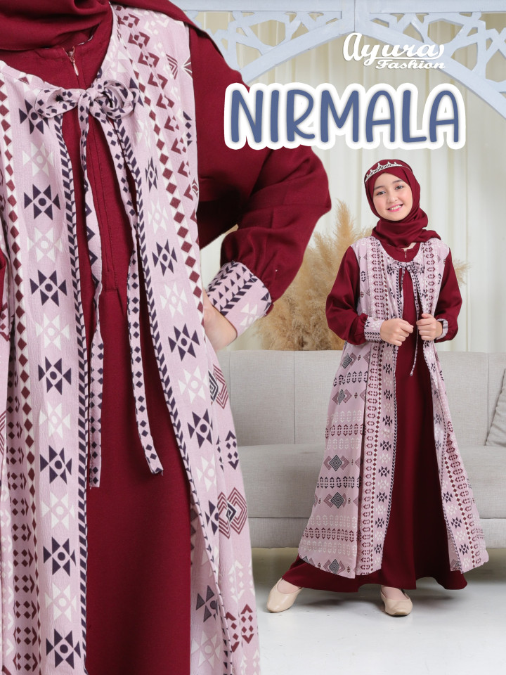 READY STOK GAMIS NIRMALA BY AYURA FASHION