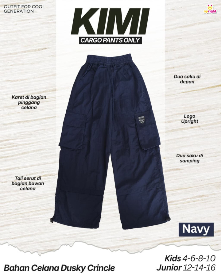 PO KIMI CARGO PANTS ONLY BY UPRIGHT