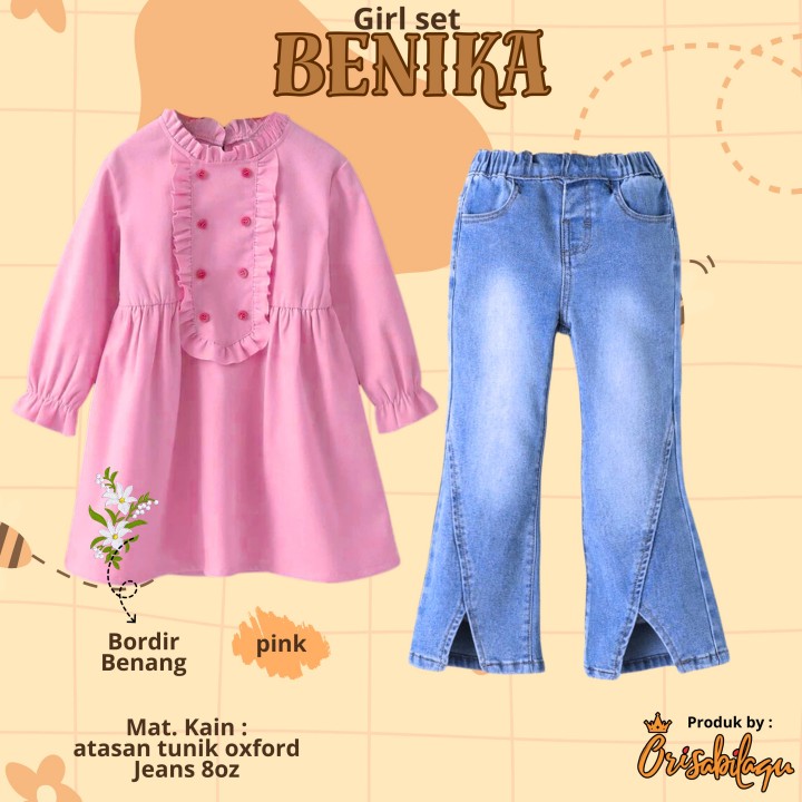 PO GIRL SET BENIKA (KIDS) BY ORISABILAQU