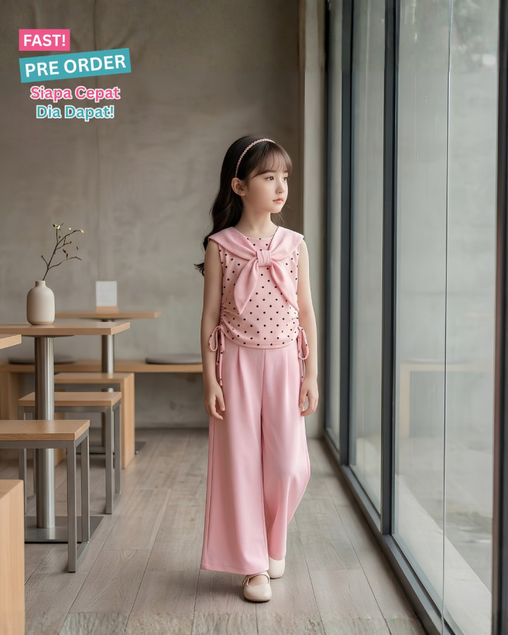 FAST PO JESICA POLKADOT SET 