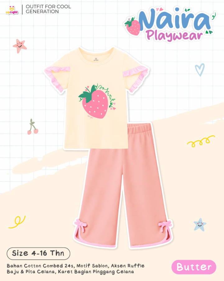 PO NAIRA PLAYWEAR BY UPRIGHT 