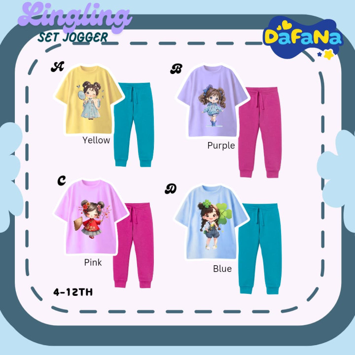 PO LINGLING SET JOGGER BY DAFANA