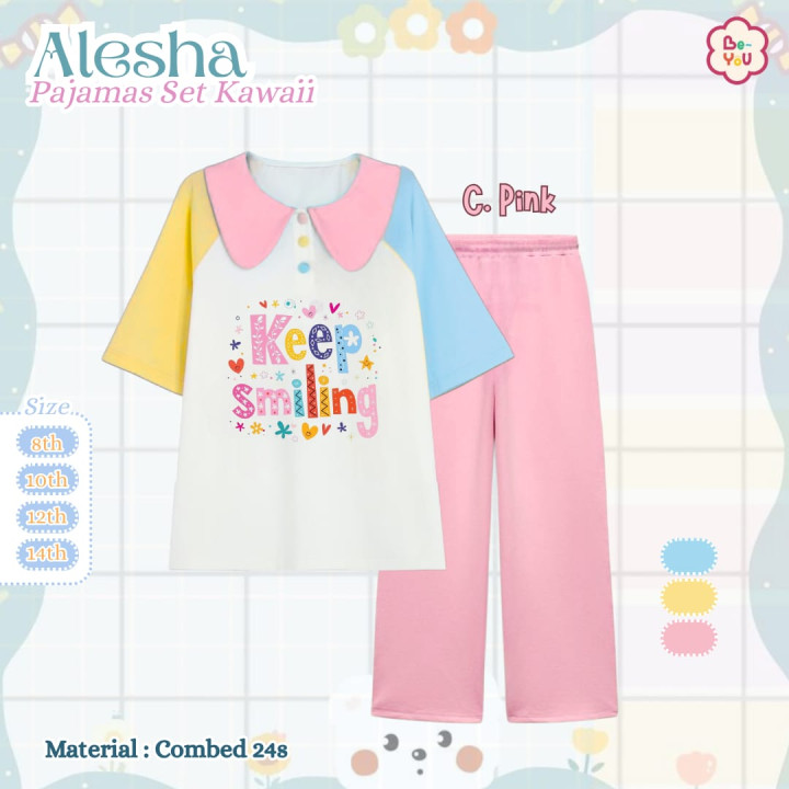 PO ALESHA PAJAMAS SET KAWAII BY BE YOU