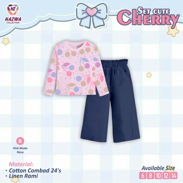 PO SET CUTE CHERRY BY HAZWA