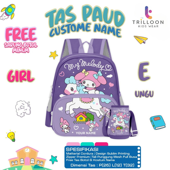 PO TAS PAUD CUSTOM NAME BY TRILLOON