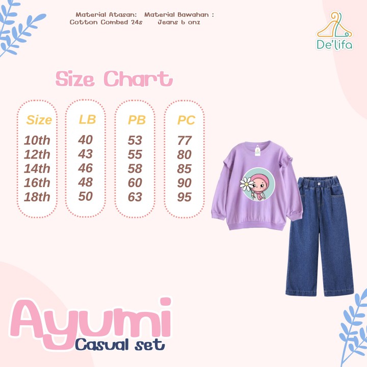 PO AYUMI CASUAL SET AINUN BY DE LIFA