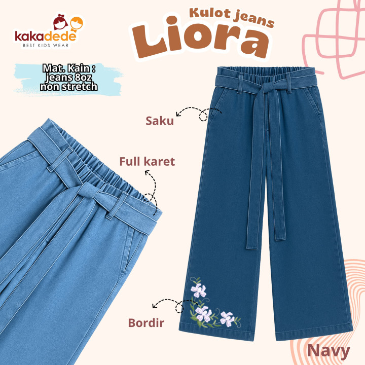 PO KULOT JEANS LIORA BY KAKADEDE