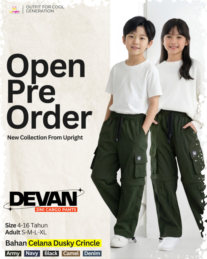 PO DEVAN 2IN1 CARGO PANTS BY UPRIGHT