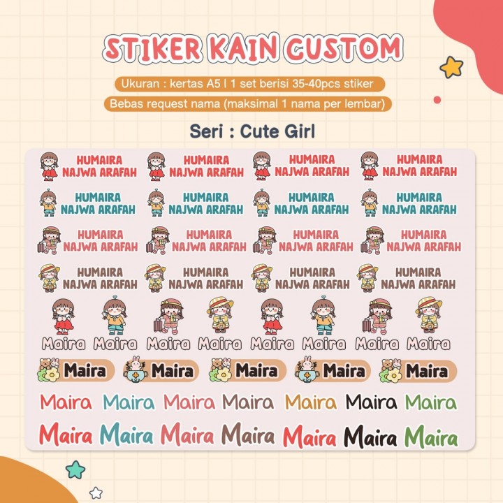 PO STIKER KAIN CUSTOM NAMA MGL