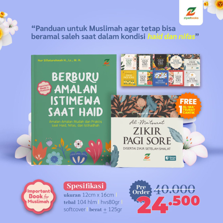 PO BUKU BERBURU AMALAN ISTIMEWA SAAT HAID BY ZIYADBOOKS