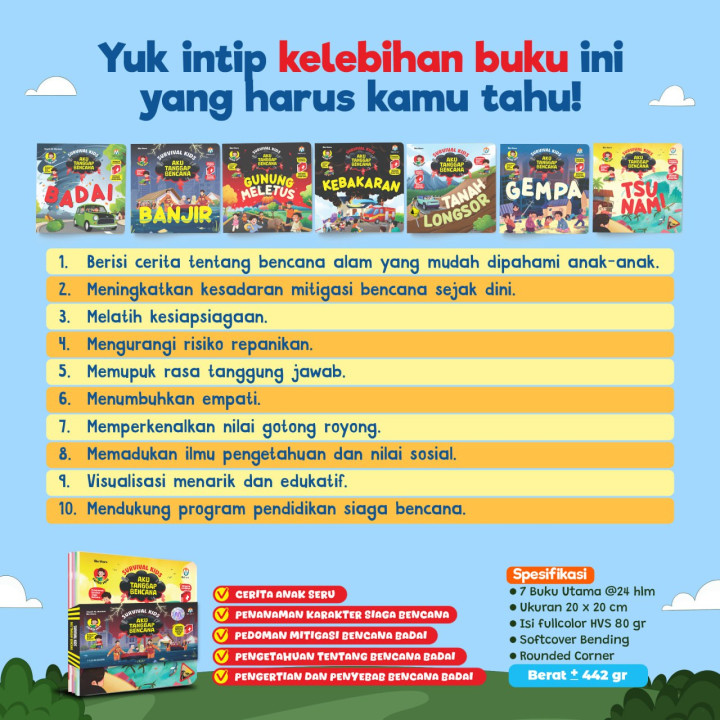 PO BUKU SURVIVAL KIDS AKU TANGGAP BENCANA BY ZIYAD