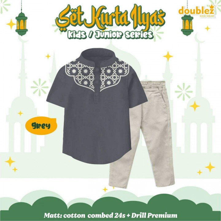 SET KURTA ILYAS BY DOUBLEZ
