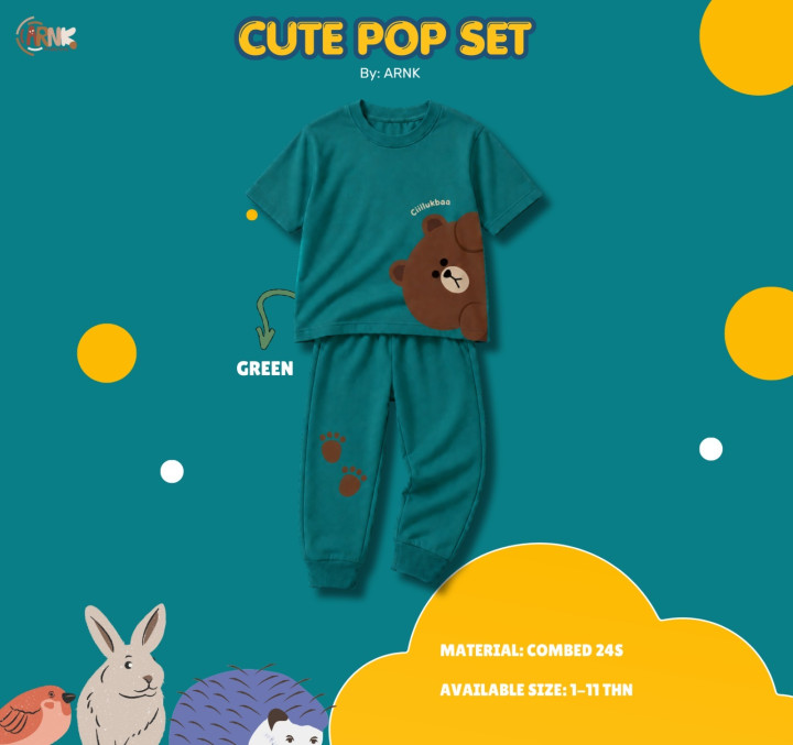PO CUTE POP SET BY ARNK