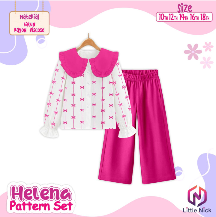 PO HELENA PATTERN SET BY LITTLE NICK