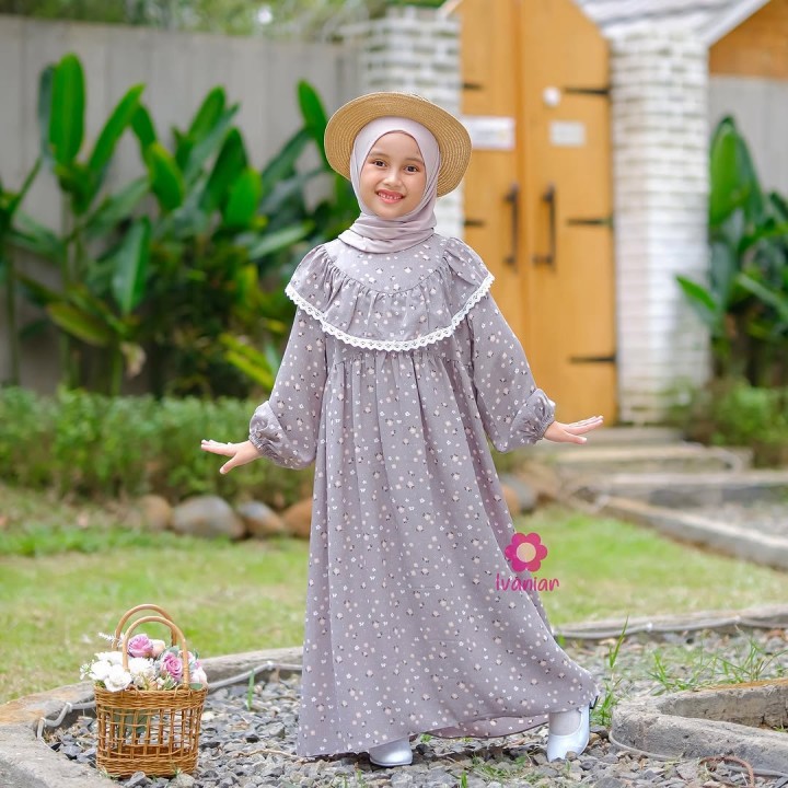 FAST PO NAURA MOM & KIDS LONG DRESS