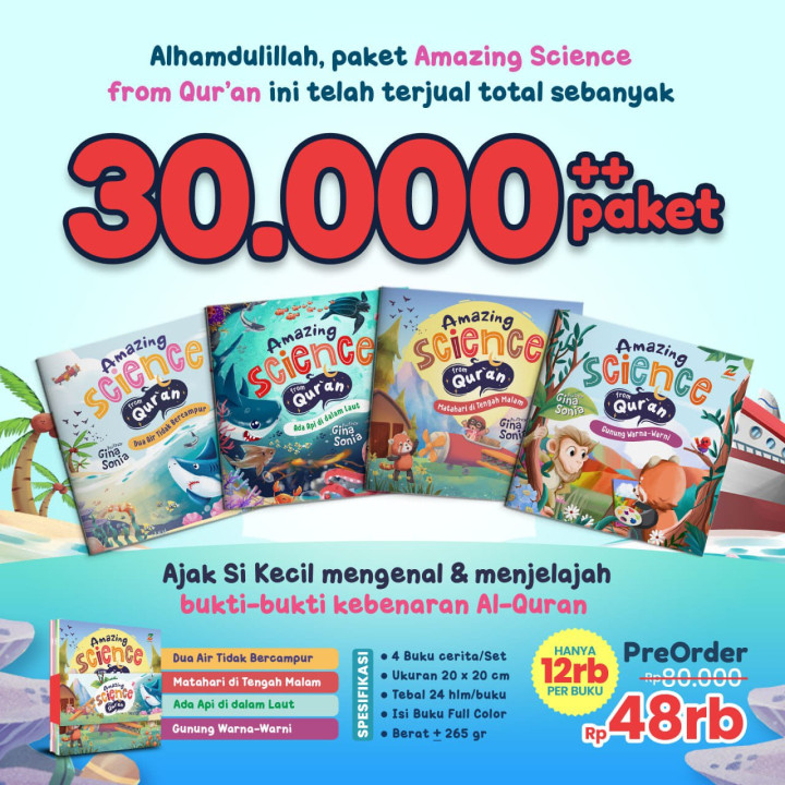 PO BUKU AMAZING SCIENCE FROM QURAN BY ZIYADBOOKS