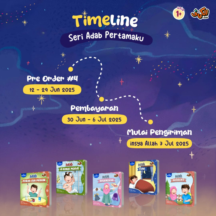 PO BUKU SERI ADAB PERTAMAKU BATCH 4