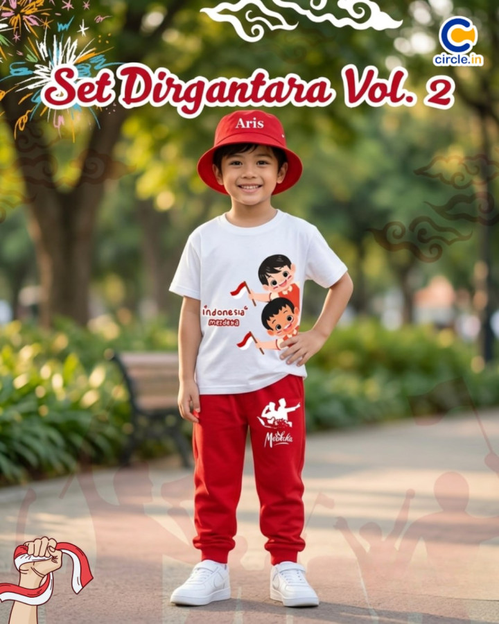 PO SET DIRGANTARA FREE BUCKET HAT CUSTOME NAME VOL 2 BY CIRCLE.IN