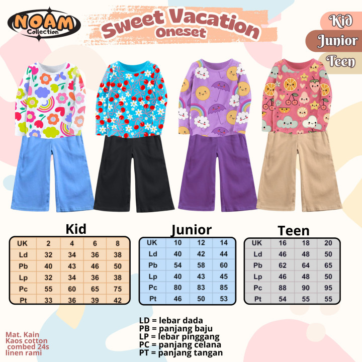 PO SWEET VACATION ONESET (TEEN) BY NOAM