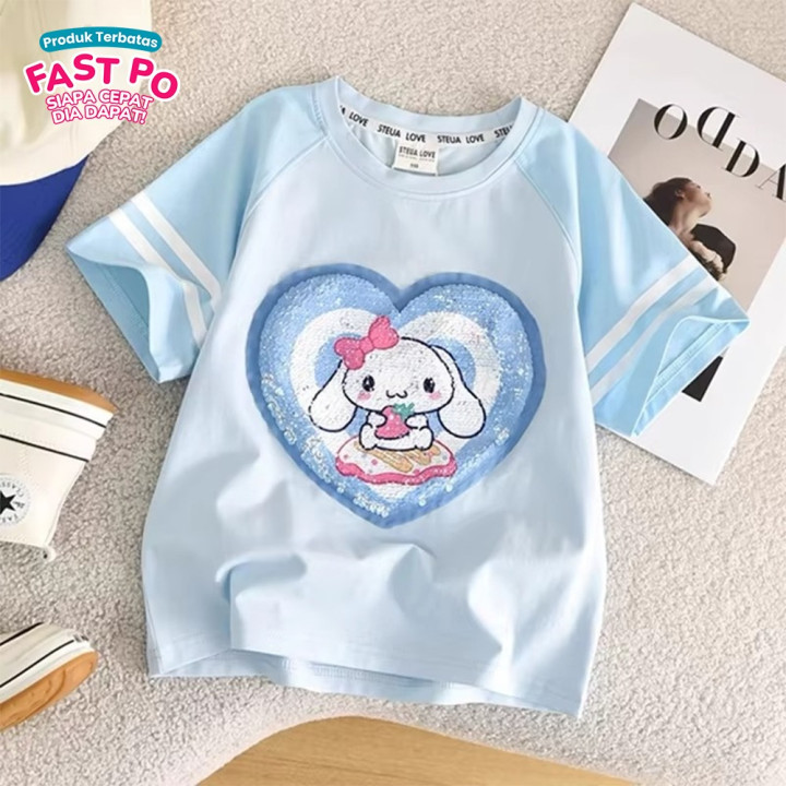 FAST PO SERI 1 SANRIO SEQUIN T-SHIRT