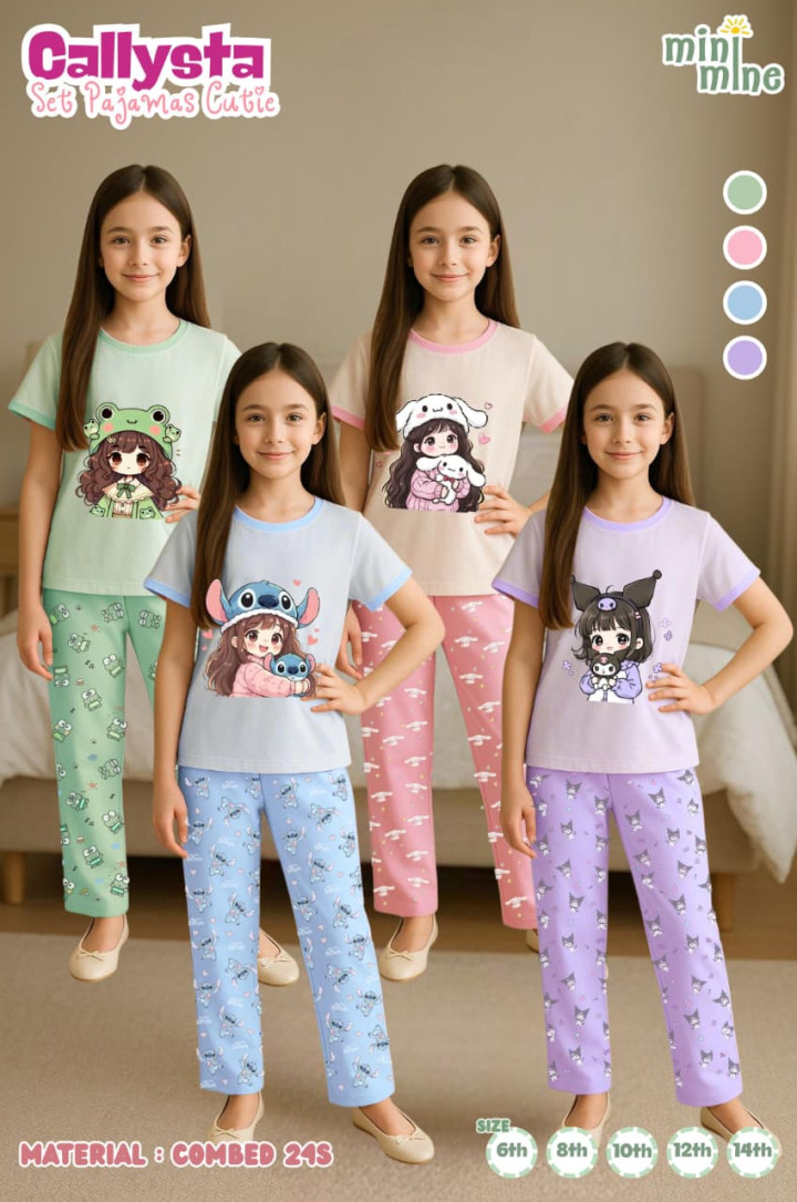 CALLYSTA SET PAJAMAS CUTIE BY MINI MINE