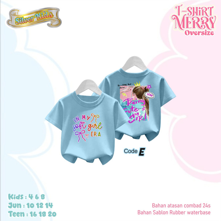 PO T-SHIRT OVERSIZE MERRY BY SILVERKIDS