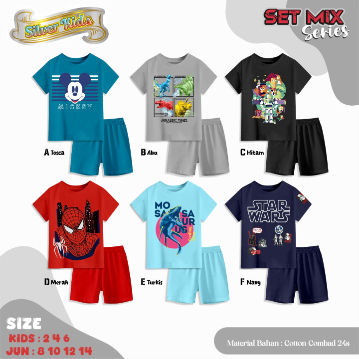 PO SET MIX SERIES BY SILVER KIDS