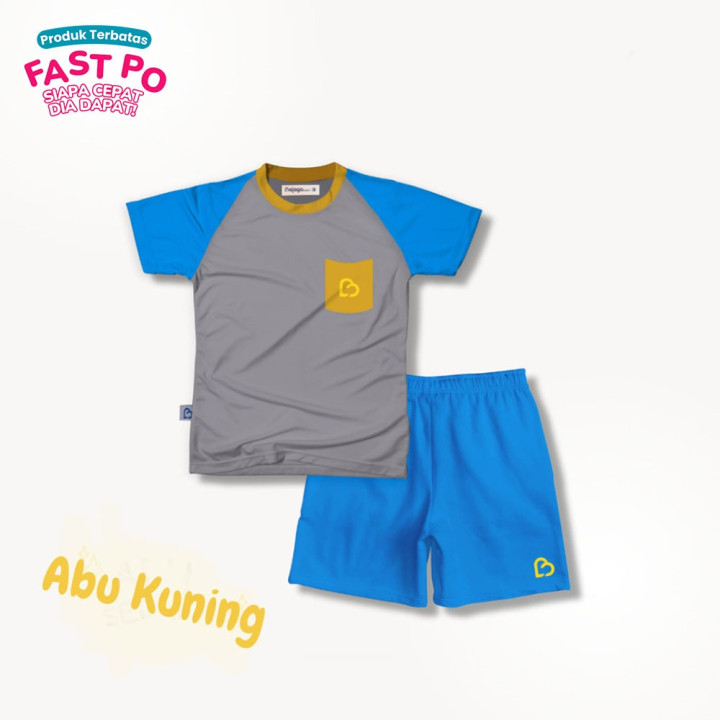 FAST PO ITACHI SERI 2 SET T-SHIRT THREETONE